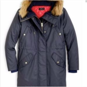 JCrew Perfect Winter Parka Primaloft Size Small